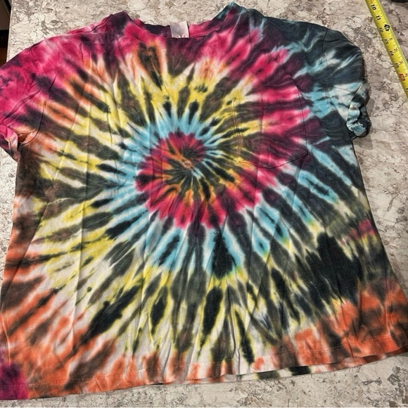 No boundaries tie dye shirt XXL Juniors - Picture 5 of 8